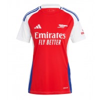 Camisa de time de futebol Arsenal Bukayo Saka #7 Replicas 1º Equipamento Feminina 2024-25 Manga Curta